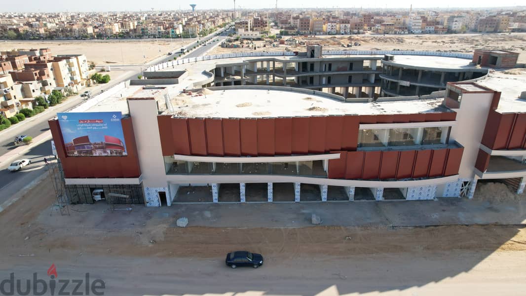 محل تجاري للبيع مساحته 46.33 متر و استلام في 2024 بمدينة السادات 0