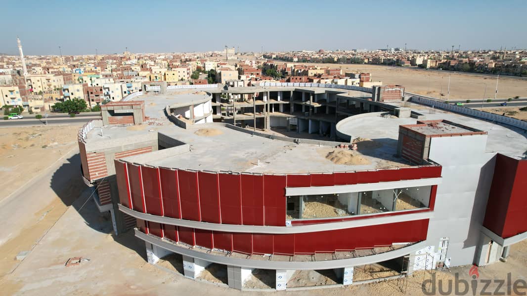محل تجاري للبيع مساحته 46.33 متر و استلام في 2024 بمدينة السادات 3