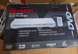 SHARP DVD CD PLAYER مشغل أقراص شارب أصلي جديد