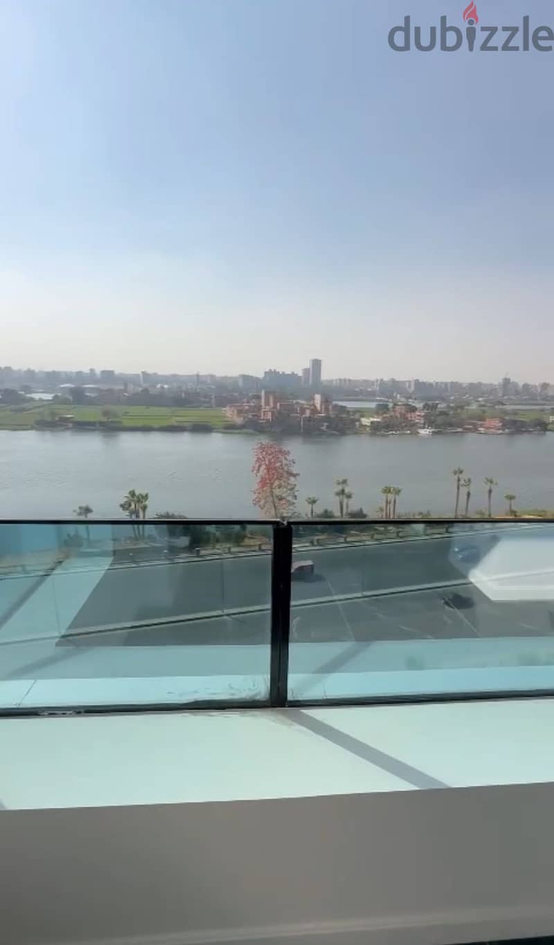 For sale, a furnished hotel apartment with appliances and air conditioners ((months received)) unbeatable location with a direct view of the Nile 0