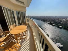 شقة فندقية مفروشة ع كورنيش النيل المعادي استلام فوري للبيع بالتقسيط / Apartment Ready To Move For Sale Direct View On Nile
