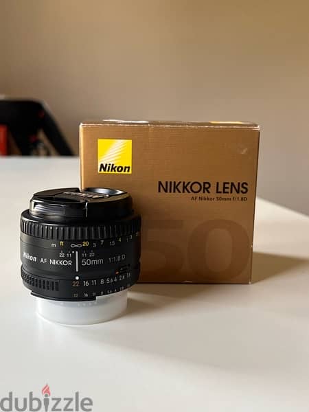 Nikon 50mm 1.8 Lens عدسة نيكون 1