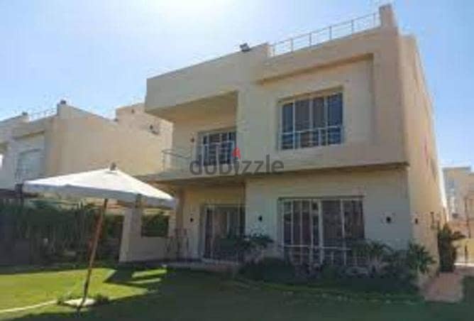 Villa Twin house For Sale Ready to Move Semi finished Including external and internal doors aluminum & marble and granite stairs Grand Heights October 7