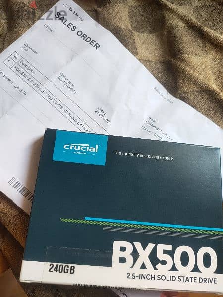 crucial BX500 240GB new 0