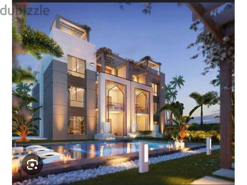 FOR SALE IN GAIA AL Ahly Sabbour  ( Ras El Hekma ) prime location overlooking pools and sea view 24