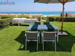 Chalet with garden for sale  seaview  in Telal el Sahel Super lux finishing 0