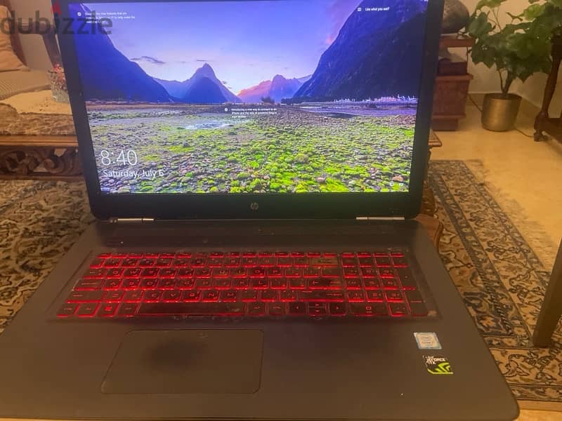 HP  omen 17 gaming laptop with original charger 0