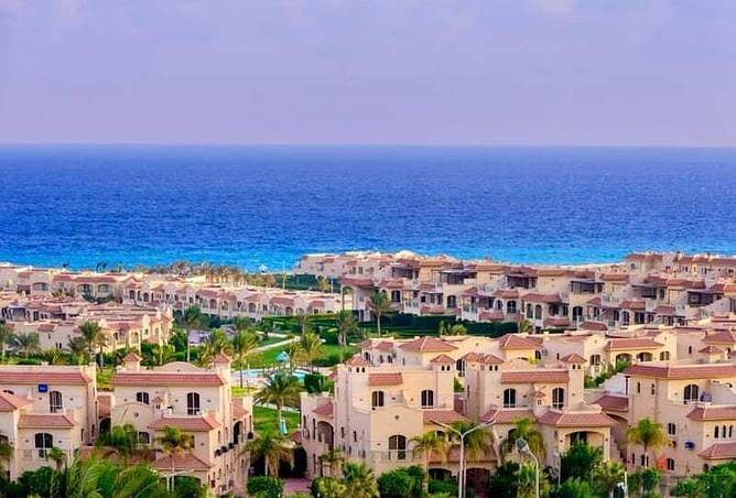 Ready to move sea view twin villa for sale in La Vista Ras El Hikma North Coast  لافيستا راس الحكمة الساحل الشمالي 1