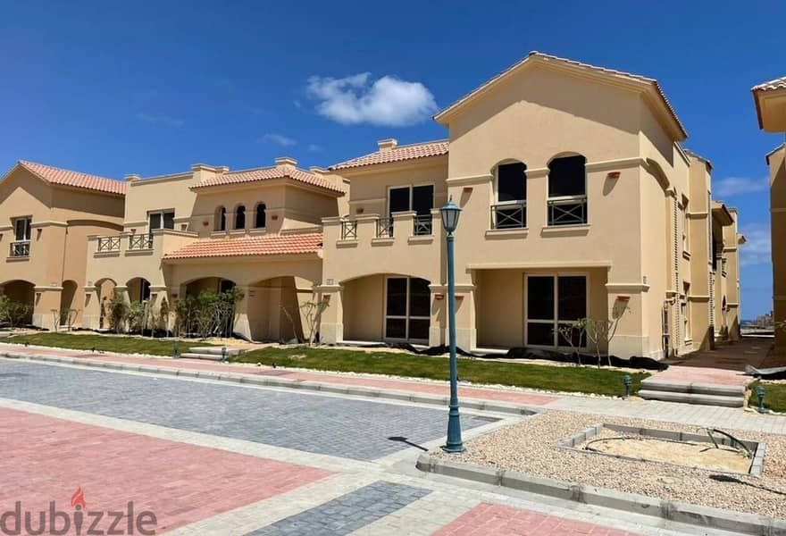 Ready to move sea view twin villa for sale in La Vista Ras El Hikma North Coast  لافيستا راس الحكمة الساحل الشمالي 4