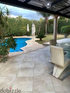 Palm Hills Katameya Villa for rent Fully furnished with ACs and prepared luxuriously فيلا مفروشة للإيجار مكيفة ومجهزة برقي على فيو في بالم هيلز