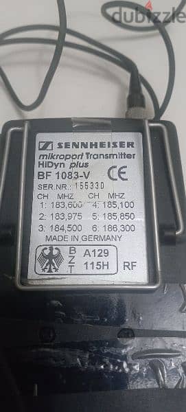 mic  Sennheiser  wireless Germany 7