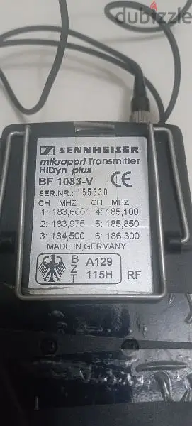 mic  Sennheiser  wireless Germany65053484280323127