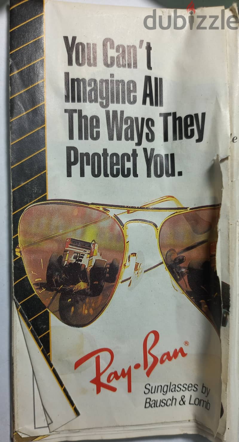نظارة شمس ريبان امريكي اصلي Vintage جديدة غير مستعملة 1