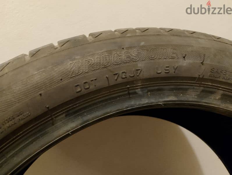 bridgestone tiers 18/225/45 للبيع كاوتش انتاج ٢٠٢٢ 5