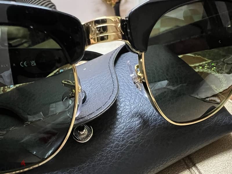 نظارة ريبان ميجاكلوب أصلية rayban Mega Clubmaster RB0316S 901/31 black 2