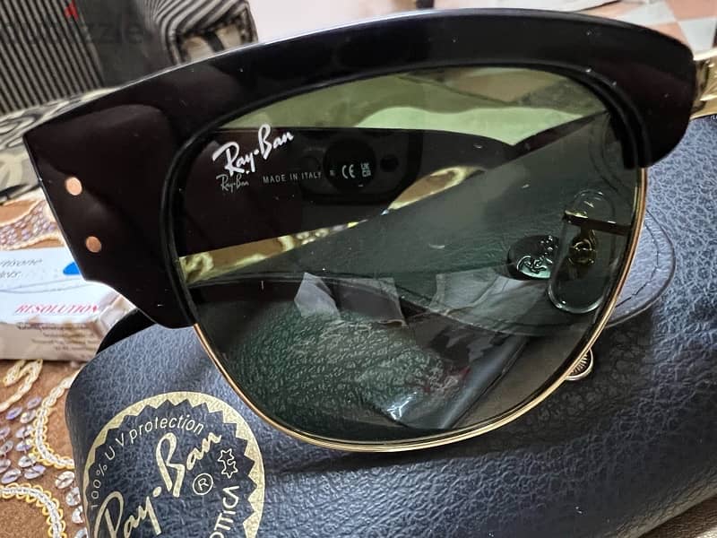 نظارة ريبان ميجاكلوب أصلية rayban Mega Clubmaster RB0316S 901/31 black 8