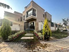 Stand alone villa for sale, 175m nautical landscape view, next to Madinaty in Sarai Compound in Mostakbal City, in Sarai Compound