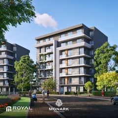 Apartment125m-open veiw- for sale at monark mostakblcity