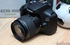 كاميرا كانون EOS 4000D مع عدسة EF-S 18-55MM III