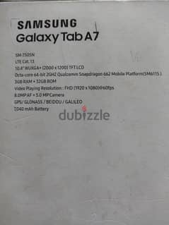 Galaxy tab A7