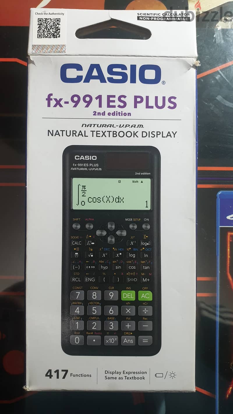 Casio Calculator fx- 991 ES PLUS 2nd Edition (Excellent condition) 4