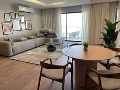 For rent, a 142 sqm apartment, fully finished, super luxury, furnished
