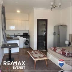 Modern Furnished Studio With Roof For Rent In The 7th District - eLSHEIKH Zayed