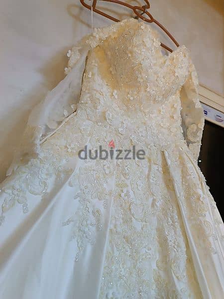 فستان زفاف ليلة العمر من توب نايت استيراد السعودية بخامات عالية الجودة 3