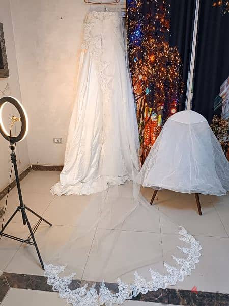 فستان زفاف ليلة العمر من توب نايت استيراد السعودية بخامات عالية الجودة 5