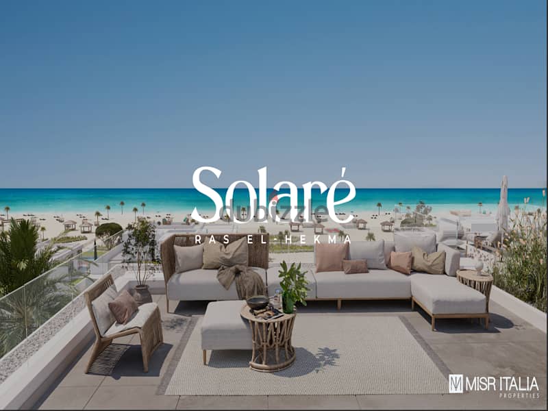 With only 5% down payment, a fully finished 3-room chalet in Solare Ras El Hekma with Misr Italia - 25% cash discount 17