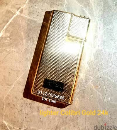 lighter colibr Gold 24k