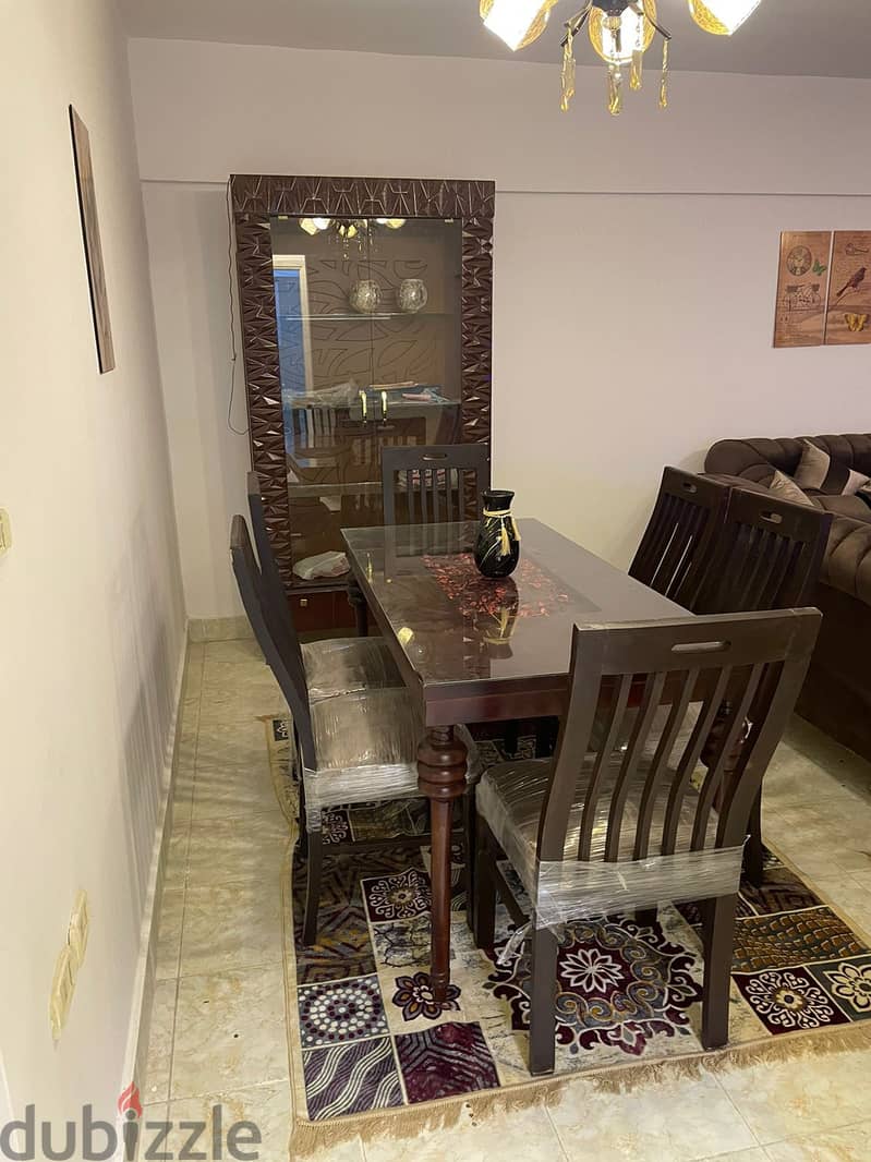 apartment for rent in Katameya Gardens Compound A fully furnished, air-conditioned, next to the American University and near Da Spot Mall, Midtown, an 1