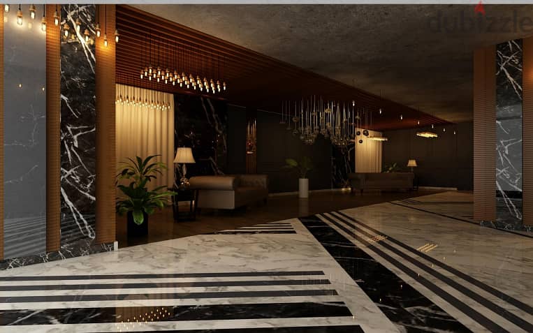 Penthouse 252 sqm, view garden, 3 months receipt, in the new Degla division, next to the club, in installments. 4