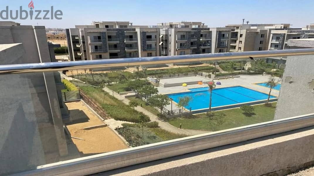 For sale, 3-bedroom apartment with garden, 100 m, immediate receipt, in Galleria, New Cairo 2