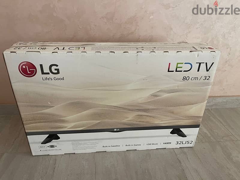 شاشه LG 32 جديده الكرتونه متفتحتش 1