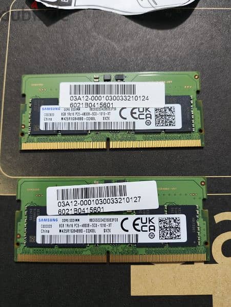 2 *8 giga Ram ddr5 laptop 4800 hz 0