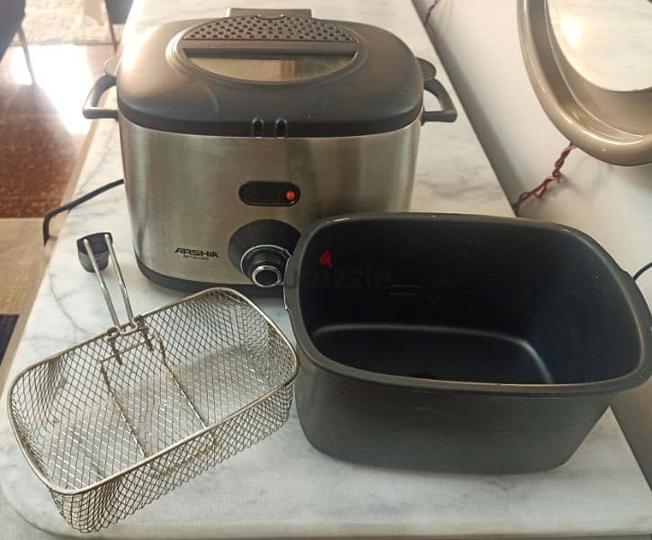 قلايه للبطاطس او اى مأكولات  ARSHIA oil fryer 3