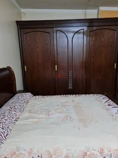 غرفة نوم كاملة جرار خشب مفكو حلوان استعمال خفيف سرير 160