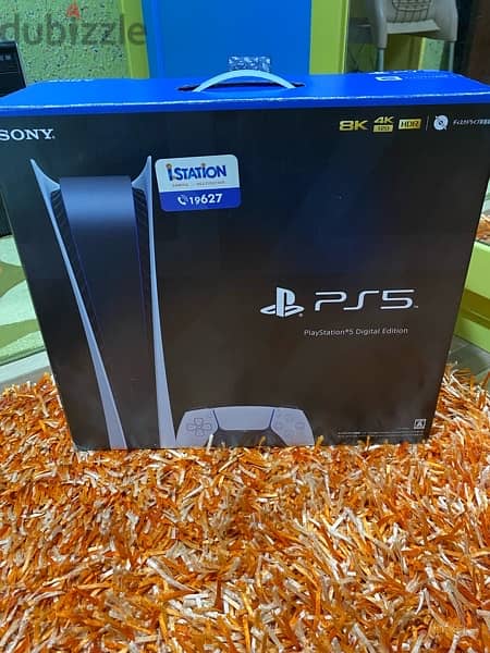 PlayStation 5 Digital Edition // بلايستيشن ٥ ديجيتال مستعمل للبيع 0