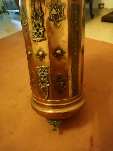 antique 60s brass stand 4