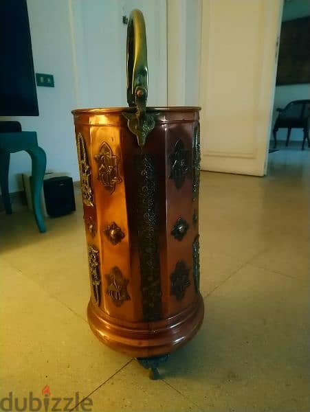 antique 60s brass stand 5