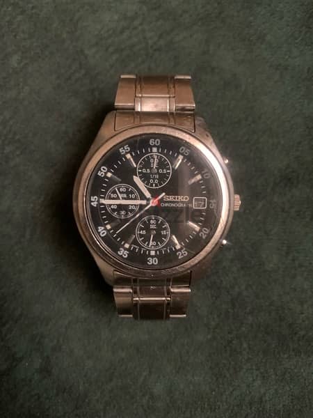 seiko chronograph watch 0