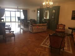 Furnished luxurious apartment overlooking the Nile for rent in Zamalek