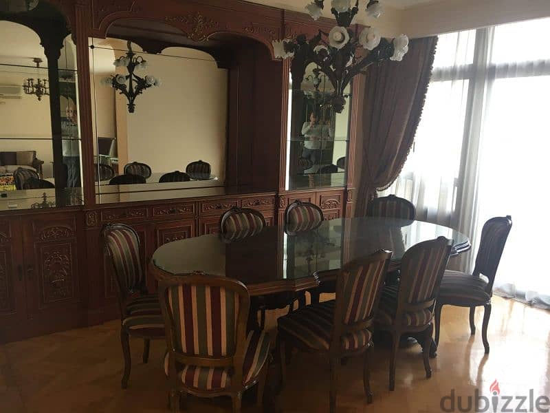 Furnished luxurious apartment overlooking the Nile for rent in Zamalek 2