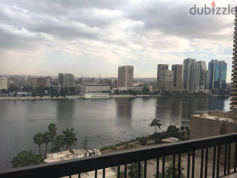 Furnished luxurious apartment overlooking the Nile for rent in Zamalek 4