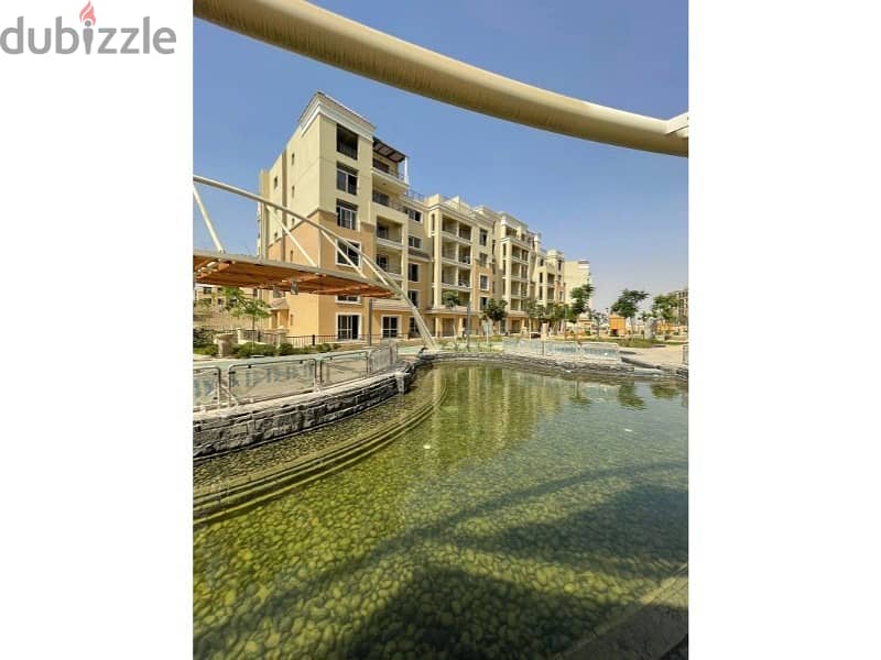 apartment with less price in sarai compound with garden 158 m fully finished ready to move 0