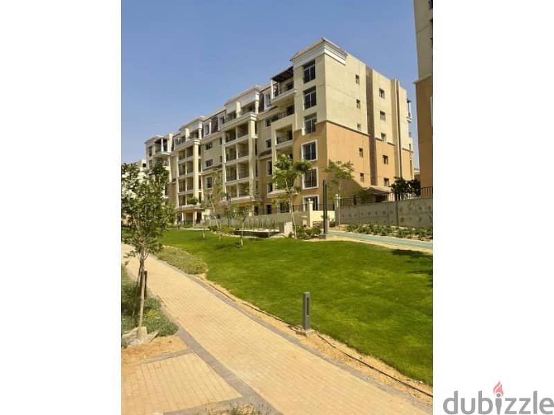 apartment with less price in sarai compound with garden 158 m fully finished ready to move 1