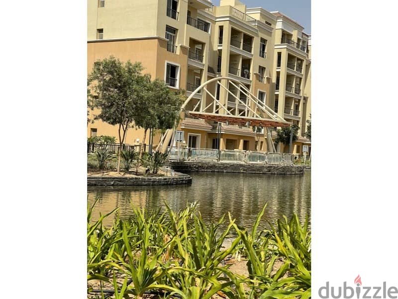 apartment with less price in sarai compound with garden 158 m fully finished ready to move 2