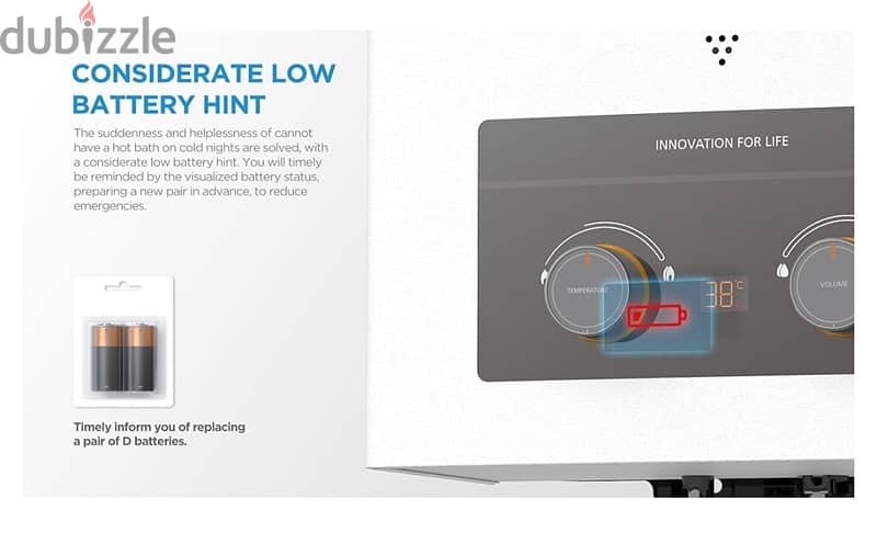 ٣ سخان مياه 10 لتر من ميديا - ابيض. (غاز) جديد بالكرتونة 2