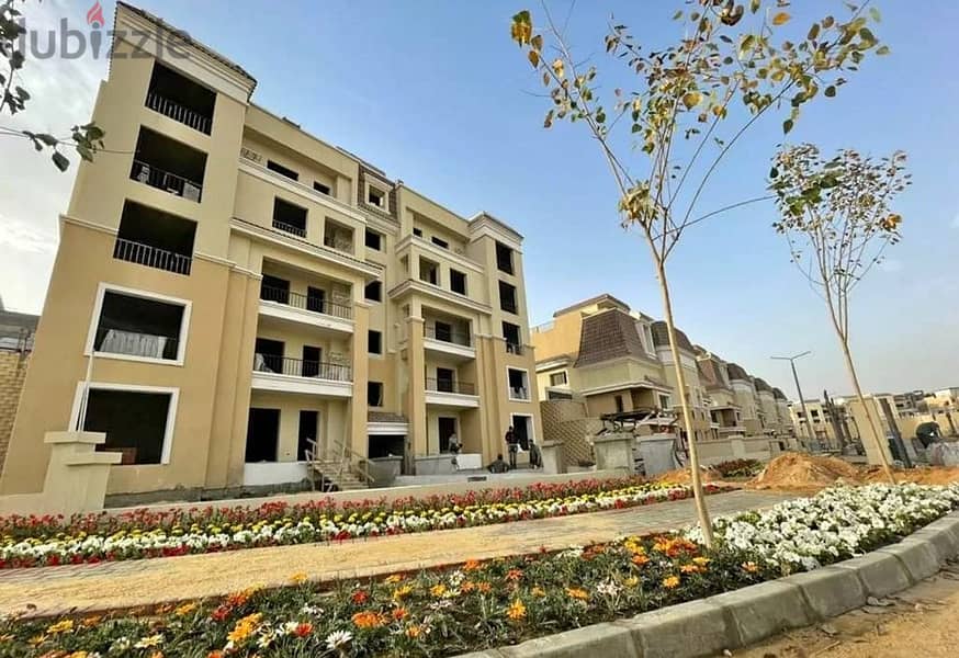 Resale apartment for sale, immediate receipt, 182 meters in Sarai Compound in New Cairo, next to Madinaty 1